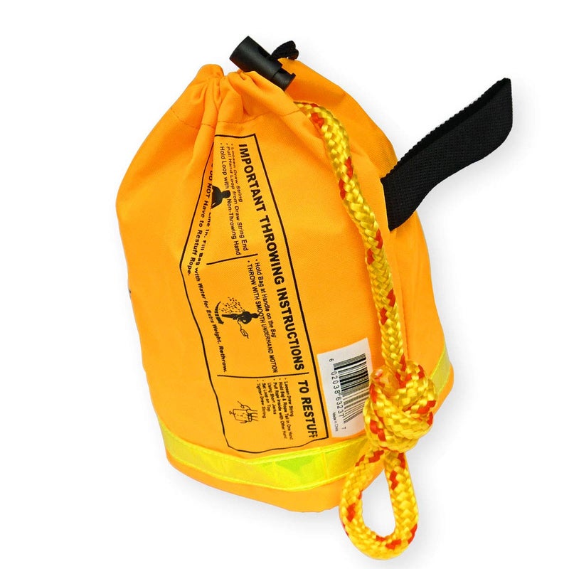 Goglobe Throw Rope Throw Bag 60 Feet Floating Rope for Boating Kayaking Ice Fishing Boat Safety - Image 4